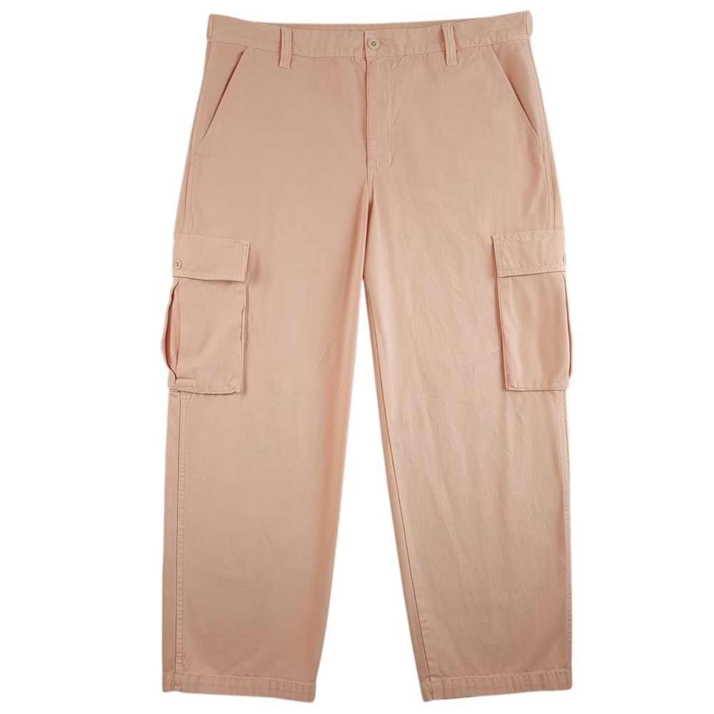 Madewell Pants Womens 33 Faded Petal Pink Low Slung Straight Cargo Garment Dyed